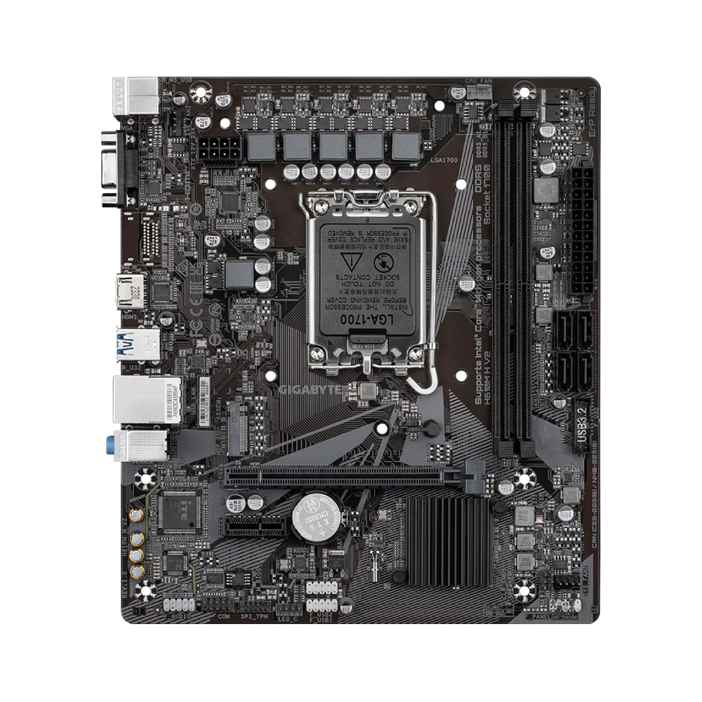 Gigabyte Motherboard H610M H V2 DDR5 For INTEL 14th | 13th | 12th Gen view 2